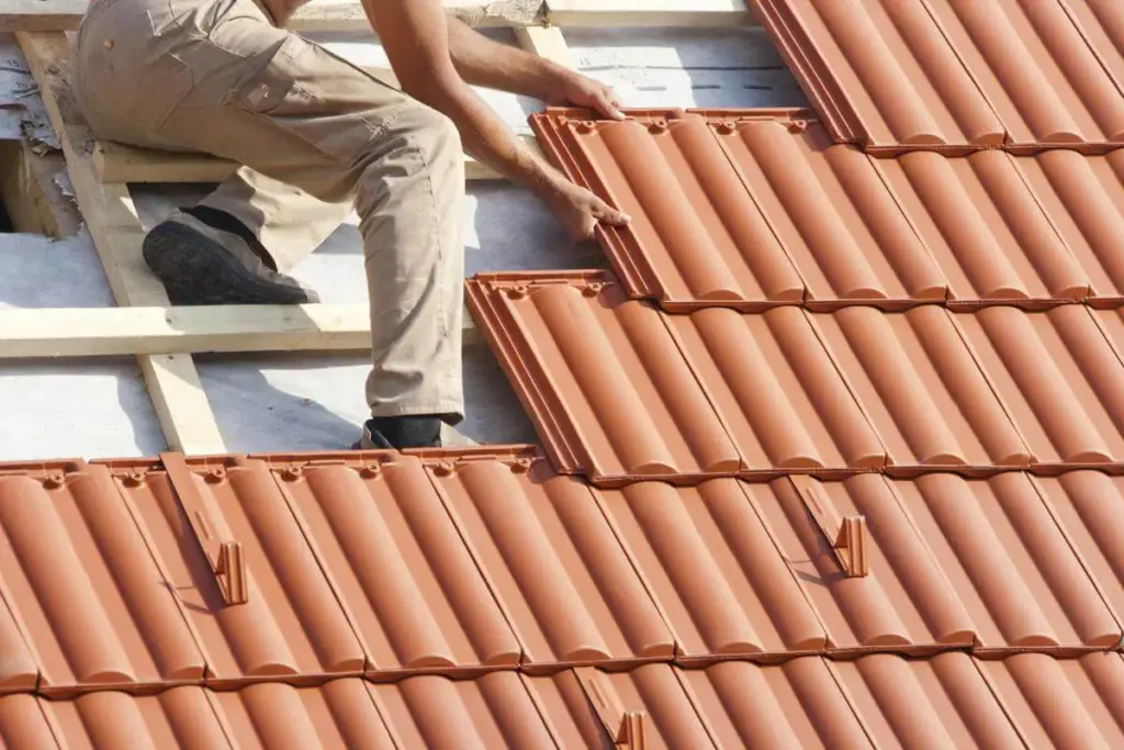 tile roof installation